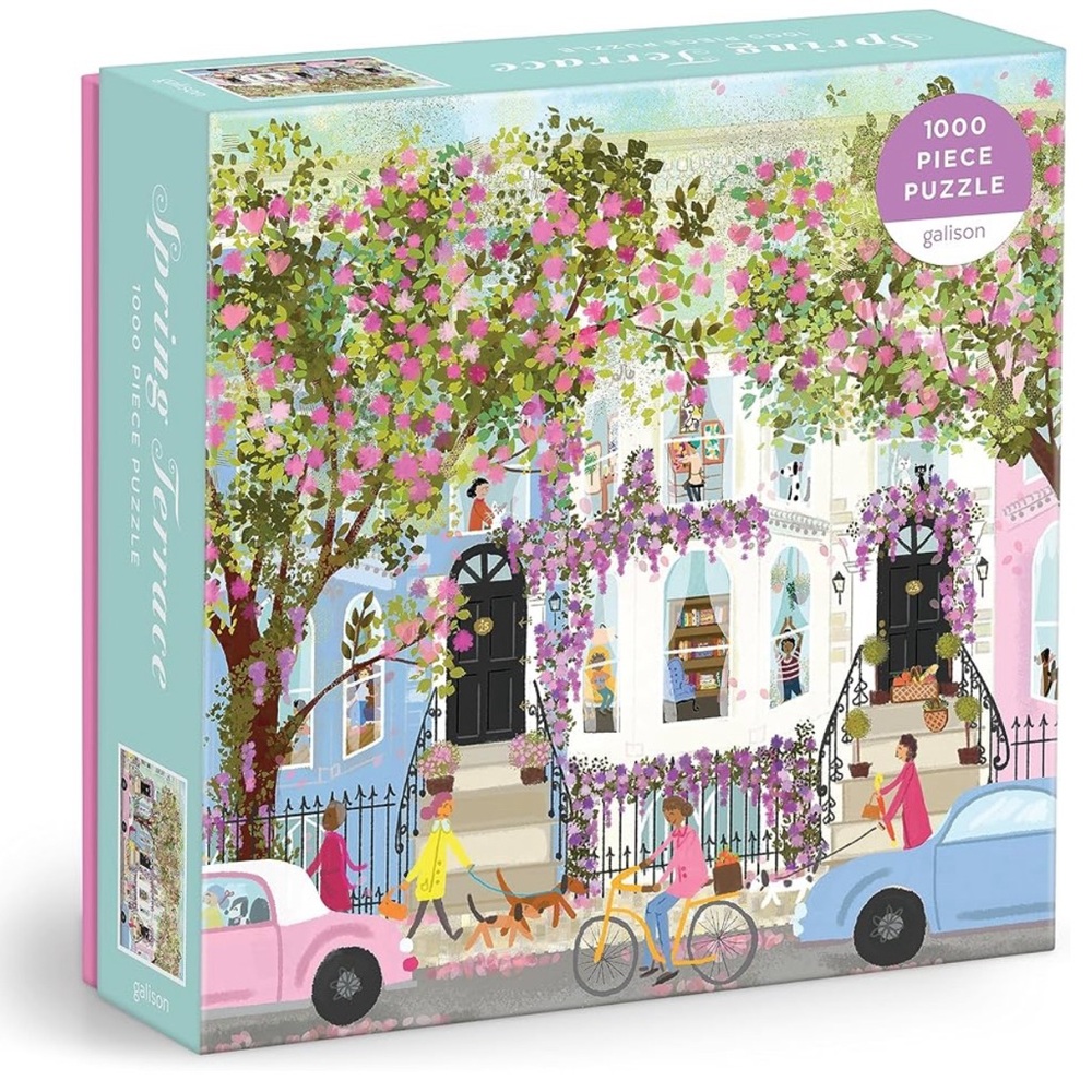 Galison Spring Terrace 1000 Piece Joy Laforme Puzzle